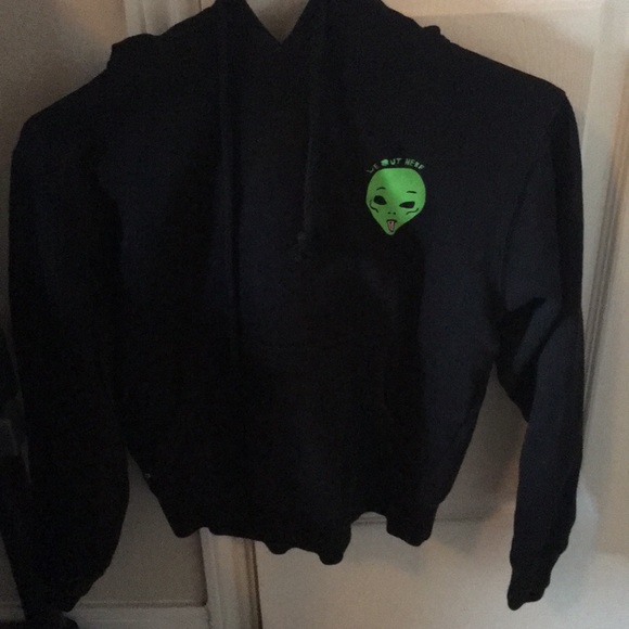 rip n dip Tops - Rip n Dip alien hoodie